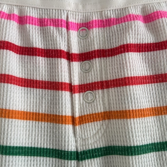 Wonderland by Target Waffle PJ set. Top & bottoms. Color- striped size- XS - Picture 8 of 10